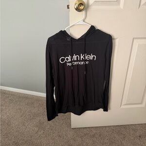 Calvin Klein Black Pullover with White Logo